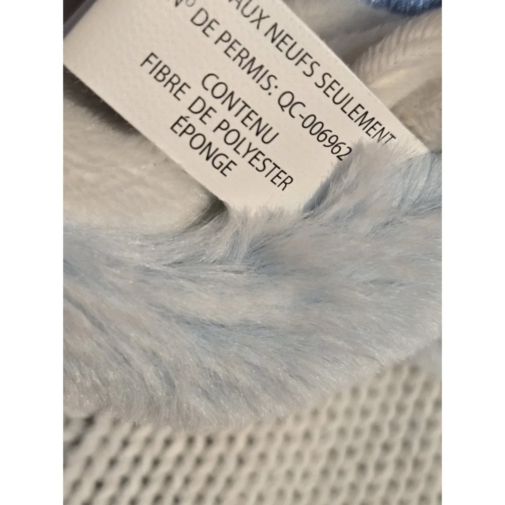 DEMDAKO Sweet Boy‎ Blue Bear Security Blanket Lovey Rattle Plush Baby NEW